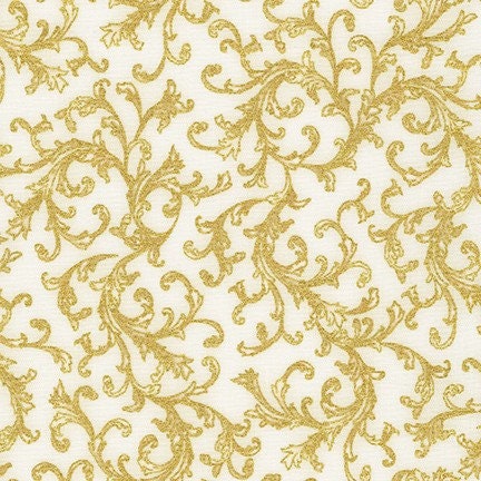 Robert Kaufman Holiday Flourish 14 Gold