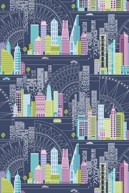 Cityscape Night by Amanda Murphy