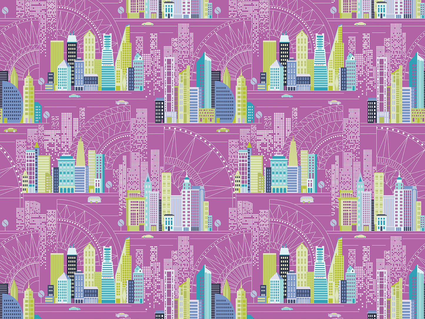 Cityscape Night by Amanda Murphy