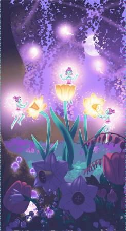 Pixies & Petals Glow in The Dark by Henry Glass