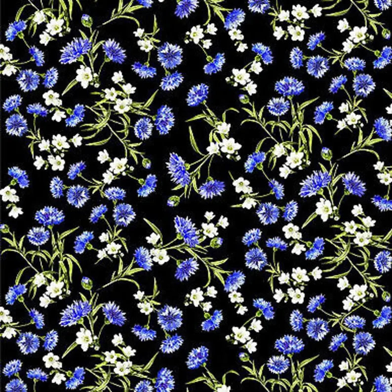 Kanvas Fabric Sunflower Sunrise Fabric