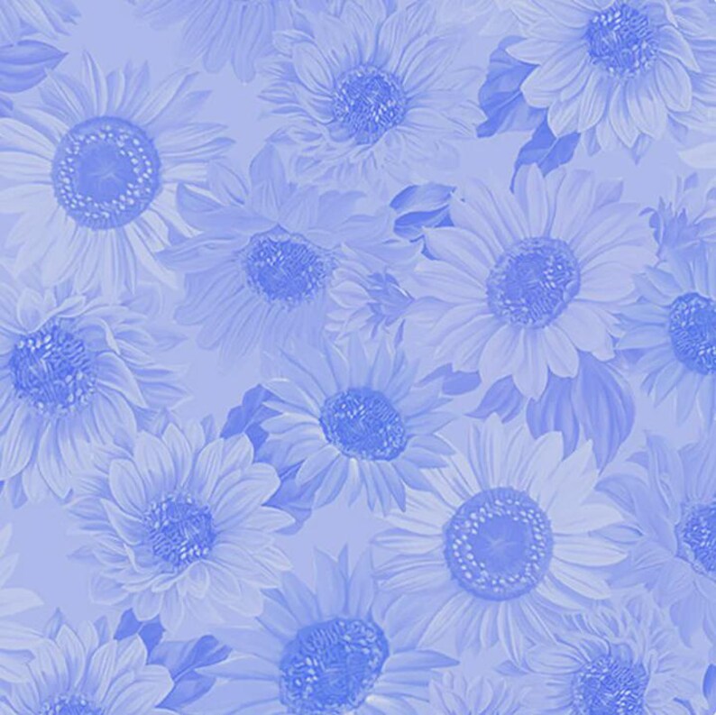 Kanvas Fabric Sunflower Sunrise Fabric