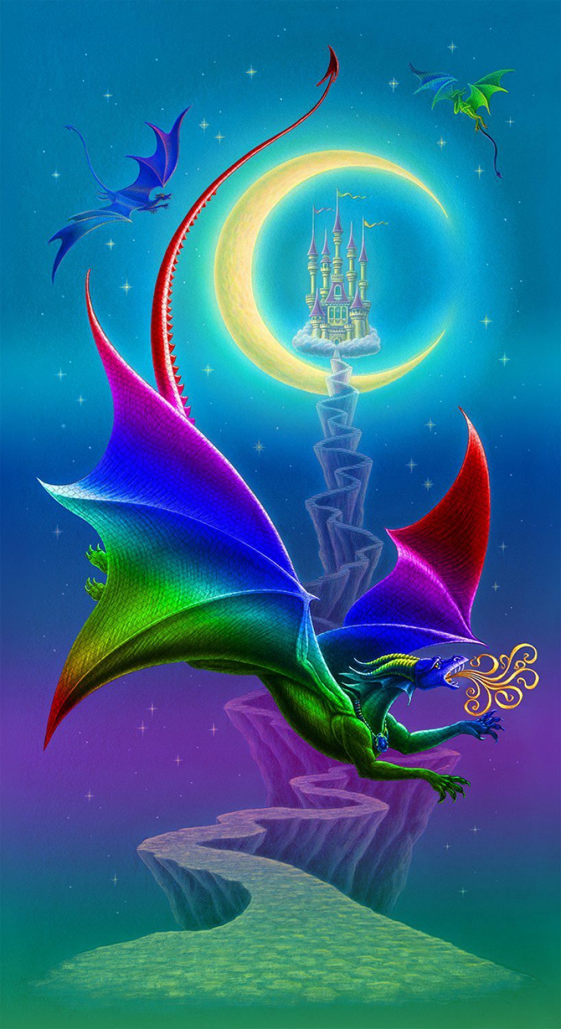 Rainbow Dragon by Studio E