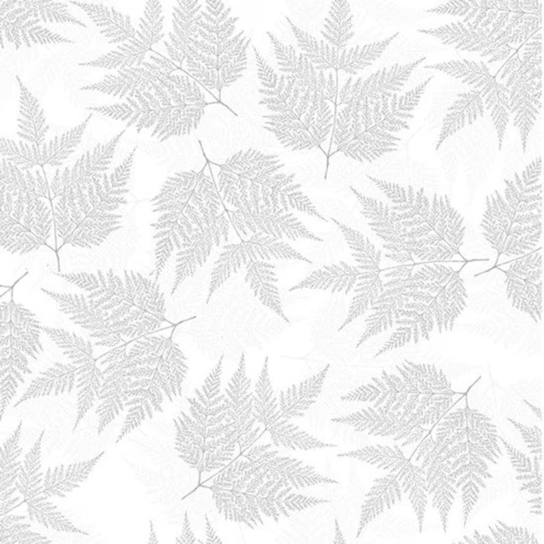 Hoffman Fabrics Sparkle and Fade Metallic Silver Fabric Collection