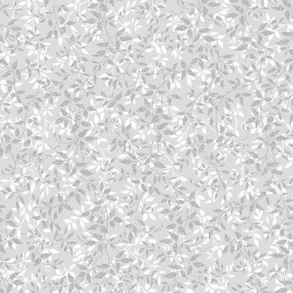 Hoffman Fabrics Sparkle and Fade Metallic Silver Fabric Collection