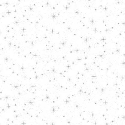 Hoffman Fabrics Sparkle and Fade Metallic Silver Fabric Collection