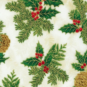 Robert Kaufman Holiday Flourish 14 Gold